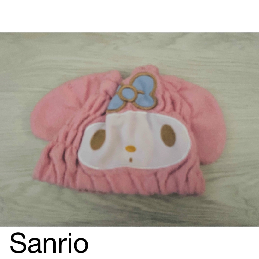 サンリオ(サンリオ)のSanrio＊マイメロディ吸水速乾タオルキャップ インテリア/住まい/日用品の日用品/生活雑貨/旅行(タオル/バス用品)の商品写真