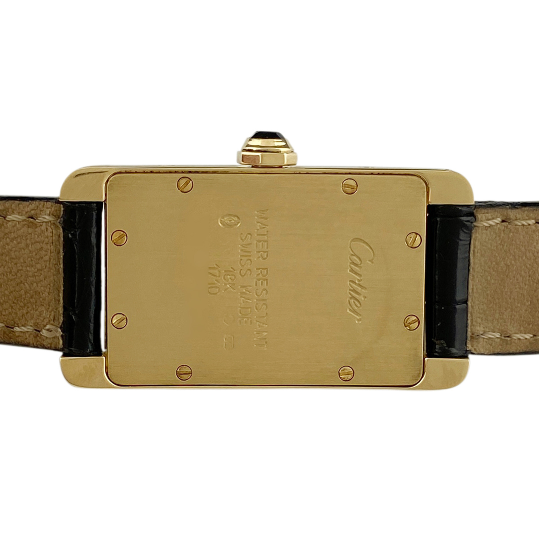 Cartier(カルティエ)のカルティエ タンクアメリカン SM  ローマン W2601556 クォーツ レディース 【中古】 レディースのファッション小物(腕時計)の商品写真