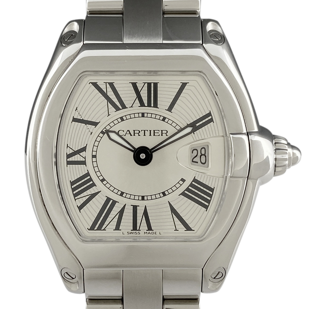 Cartier(カルティエ)のカルティエ ロードスター SM W62016V3 クォーツ ユニセックス 【中古】 レディースのファッション小物(腕時計)の商品写真