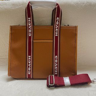 コーチ(COACH)の【24時間以内発送】coach スミス　トートバッグ　キャメル　2WAY(トートバッグ)