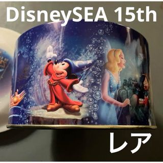 TDS 東京ディズニーシー　15周年記念グッズ　お菓子空き缶　匿名配送(小物入れ)