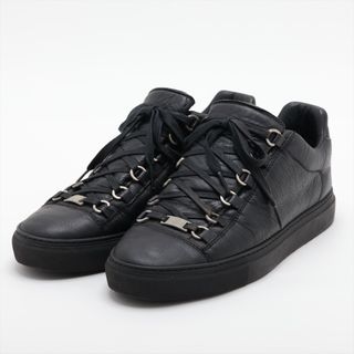 バレンシアガ(Balenciaga)の極美品 バレンシアガ ARENA OPAQUE アリーナ レザー スニーカー レースアップ 40 26.5cm 相当 412380 ローカット 靴 メンズ EEM Y7-10(スニーカー)