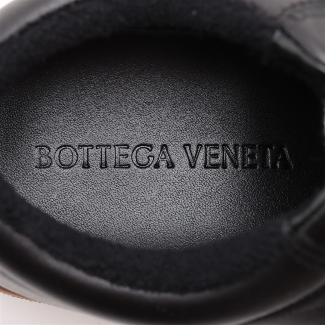 Bottega Veneta(ボッテガヴェネタ)の未使用 ボッテガヴェネタ レザー ローカット スニーカー レースアップ 40 25cm 相当 靴 シューズ 黒 メンズ レディース EEM Y8-7 メンズの靴/シューズ(スニーカー)の商品写真