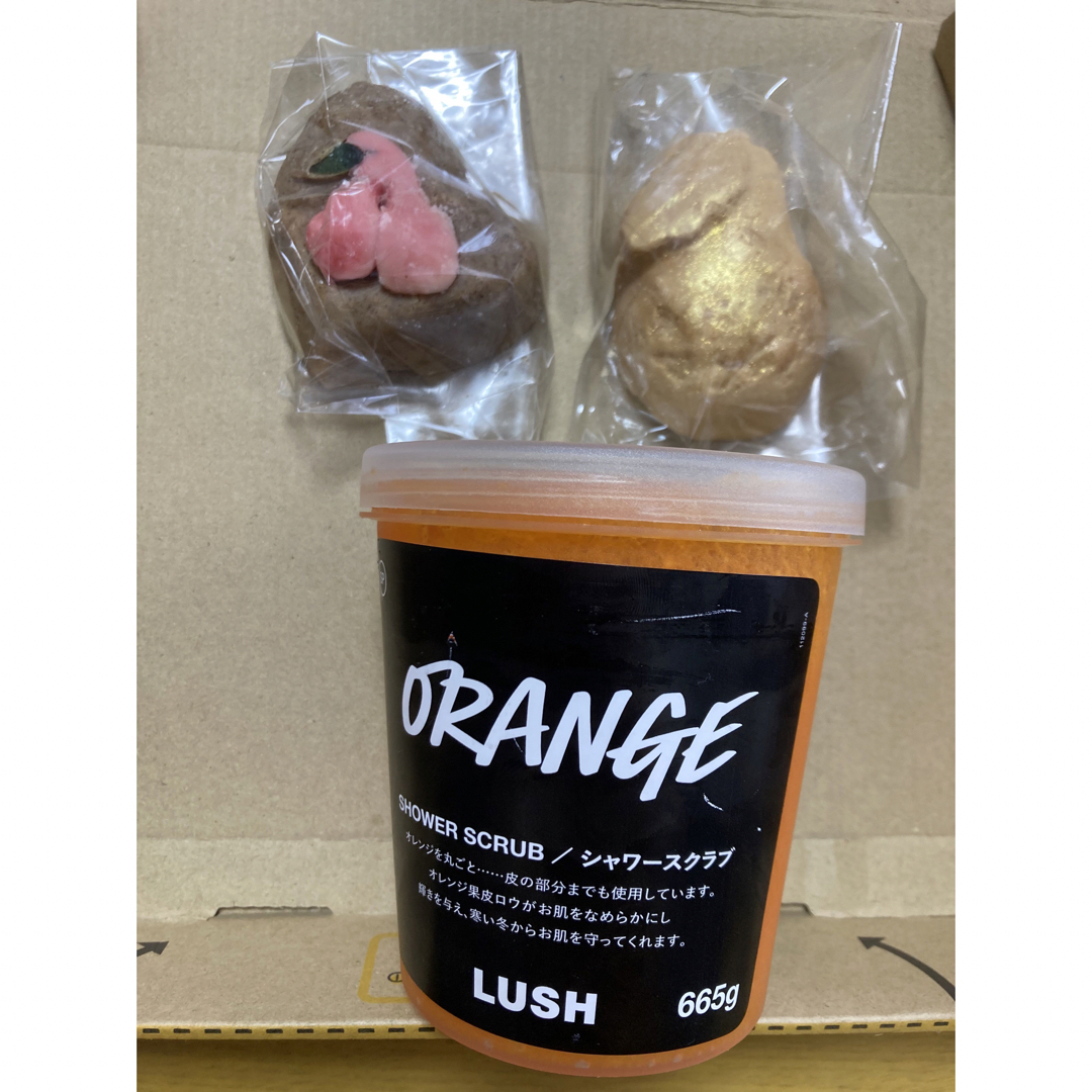 LUSH(ラッシュ)のラッシュ　スクラブ　3点セット　 コスメ/美容のボディケア(ボディスクラブ)の商品写真