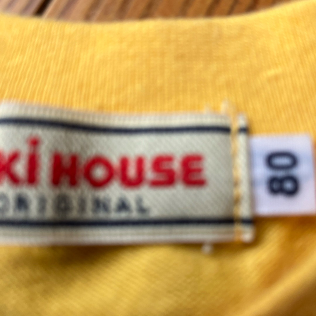 mikihouse(ミキハウス)の80 ミキハウス長袖シャツ キッズ/ベビー/マタニティのベビー服(~85cm)(Ｔシャツ)の商品写真