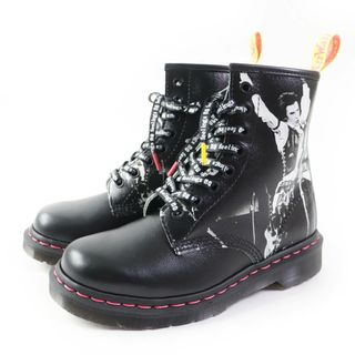 ドクターマーチン(Dr.Martens)の未使用品◎Dr.Martens ドクターマーチン SEX PISTOLS セックス ピストルズ 1460 SXP レザー 8ホール レースアップ ショートブーツ ブラック UK4 箱付き レディース(ブーツ)