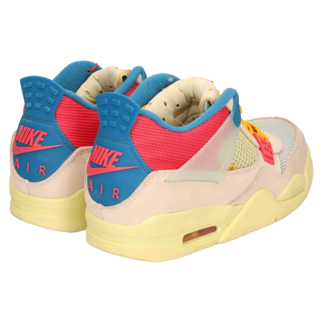 NIKE(ナイキ)のNIKE ナイキ ×UNION AIR JORDAN4 GUAVA ユニオン エアジョーダン4 グァバ ハイカットスニーカーシューズ マルチ US8.5/26.5cm DC9533-800 メンズの靴/シューズ(スニーカー)の商品写真