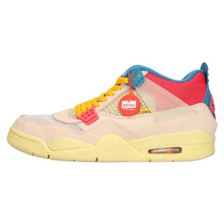 ナイキ(NIKE)のNIKE ナイキ ×UNION AIR JORDAN4 GUAVA ユニオン エアジョーダン4 グァバ ハイカットスニーカーシューズ マルチ US8.5/26.5cm DC9533-800(スニーカー)