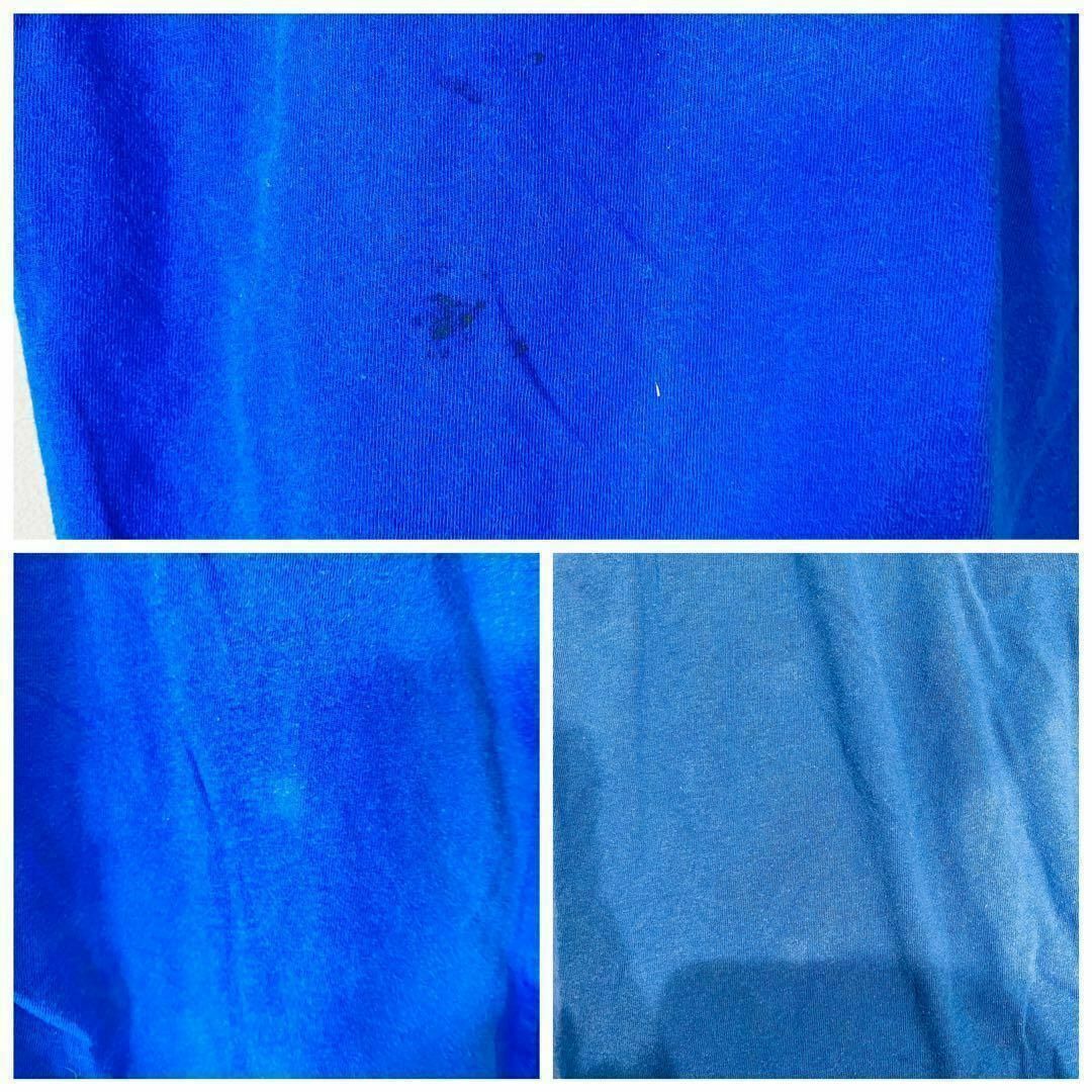 Biogen　Tシャツ　プリントロゴ　バイオジェン　アメリカ　濃い青　F メンズのトップス(Tシャツ/カットソー(半袖/袖なし))の商品写真