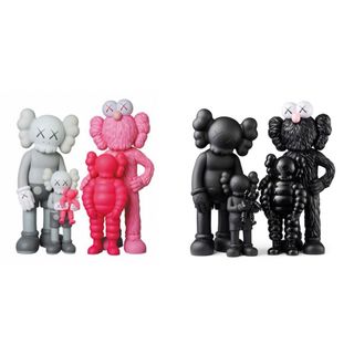 KAWS FAMILY PINK BLACK セット(キャラクターグッズ)