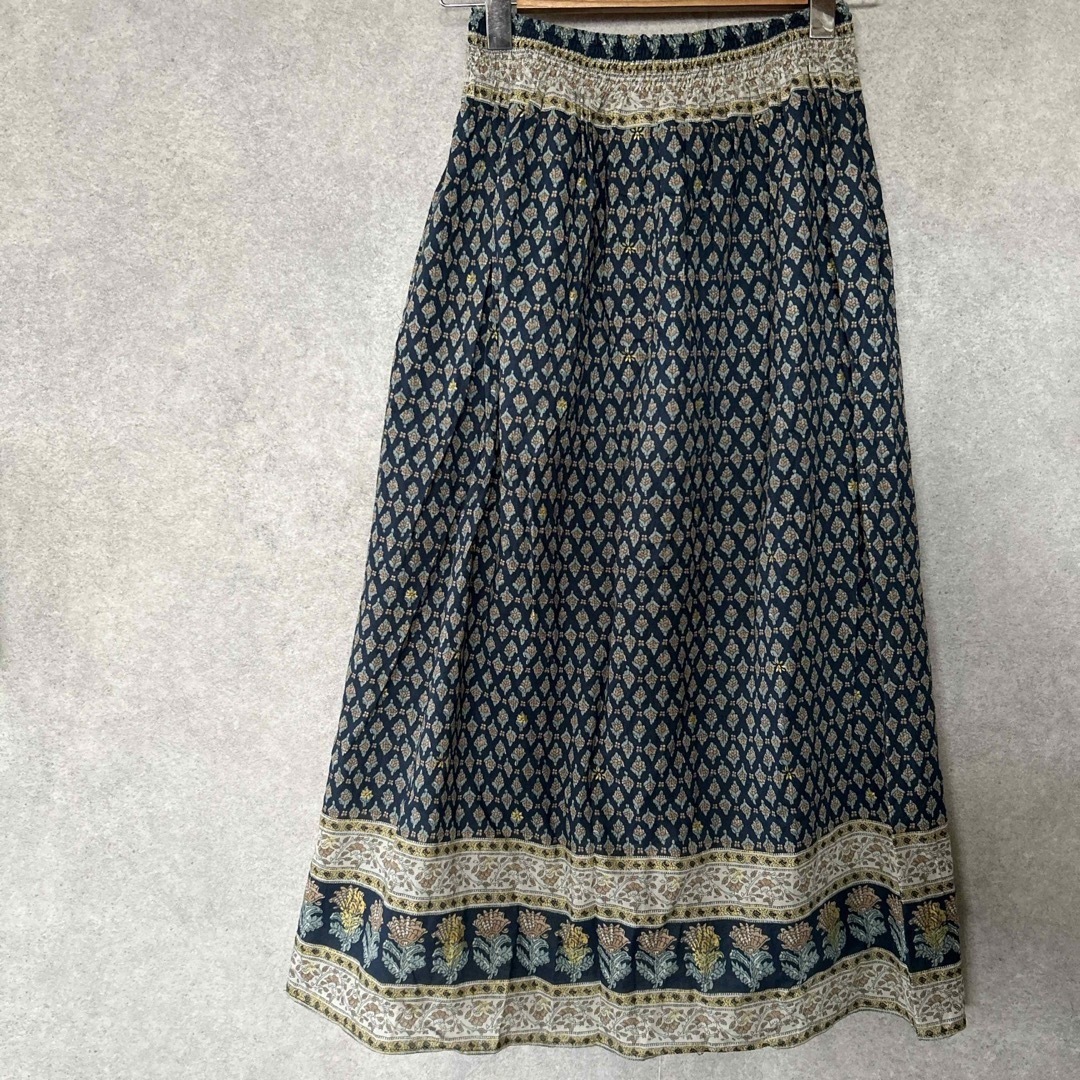 Shinzone(シンゾーン)のmydartagnan ロング スカート　夏　青 レディースのスカート(ロングスカート)の商品写真