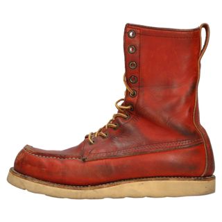 レッドウィング(REDWING)のRED WING レッド ウイング 90s 22141 Irish Setter 8inch アイリッシュセッター 復刻犬タグ レースアップ レザーブーツ レッド US7.5(ドレス/ビジネス)