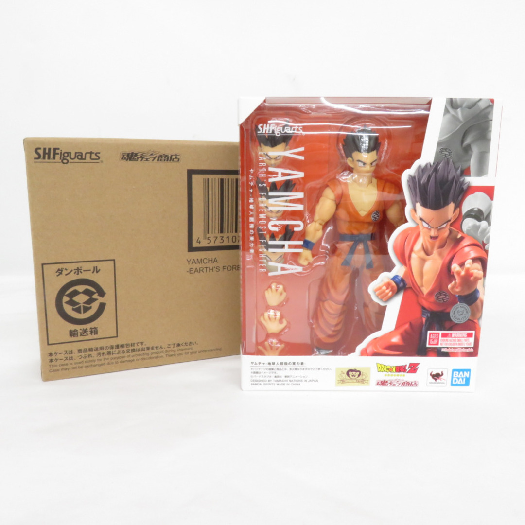 BANDAI NAMCO Entertainment(バンダイナムコエンターテインメント)のS.H.Figuarts ヤムチャ 地球人屈指の実力者 ドラゴンボールZ 魂ウェブ商店限定 未開封品 輸送箱開封済 エスエイチ フィギュアーツ エンタメ/ホビーのフィギュア(アニメ/ゲーム)の商品写真