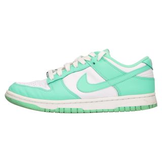 ナイキ(NIKE)のNIKE ナイキ WMNS DUNK LOW GREEN GLOW ウィメンズ ダンク グリーン グロウ ローカットスニーカー グリーン/ホワイト US8/25cm DD1503-105(スニーカー)