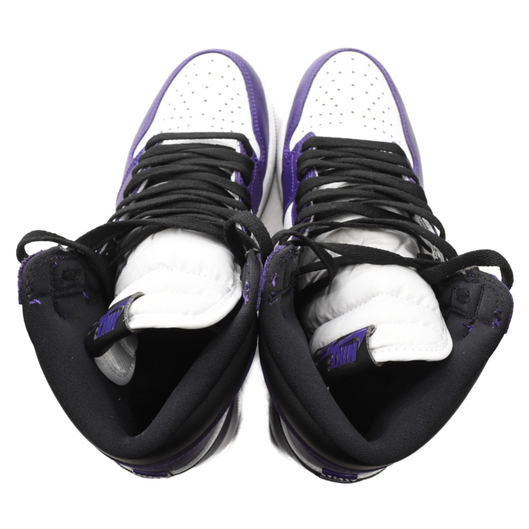 NIKE(ナイキ)のNIKE ナイキ AIR JORDAN 1 RETRO HIGH OG COURT PURPLE エアジョーダン1 コートパープル ハイカットスニーカー US9/27cm 555088-500 メンズの靴/シューズ(スニーカー)の商品写真