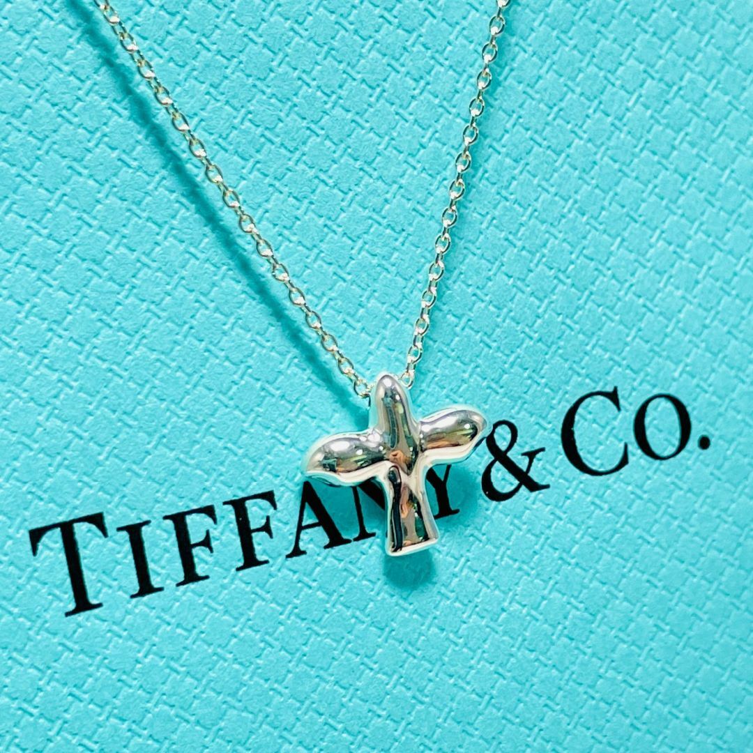 Tiffany & Co.(ティファニー)のティファニー クロスバード ネックレス シルバー★898 レディースのアクセサリー(ネックレス)の商品写真