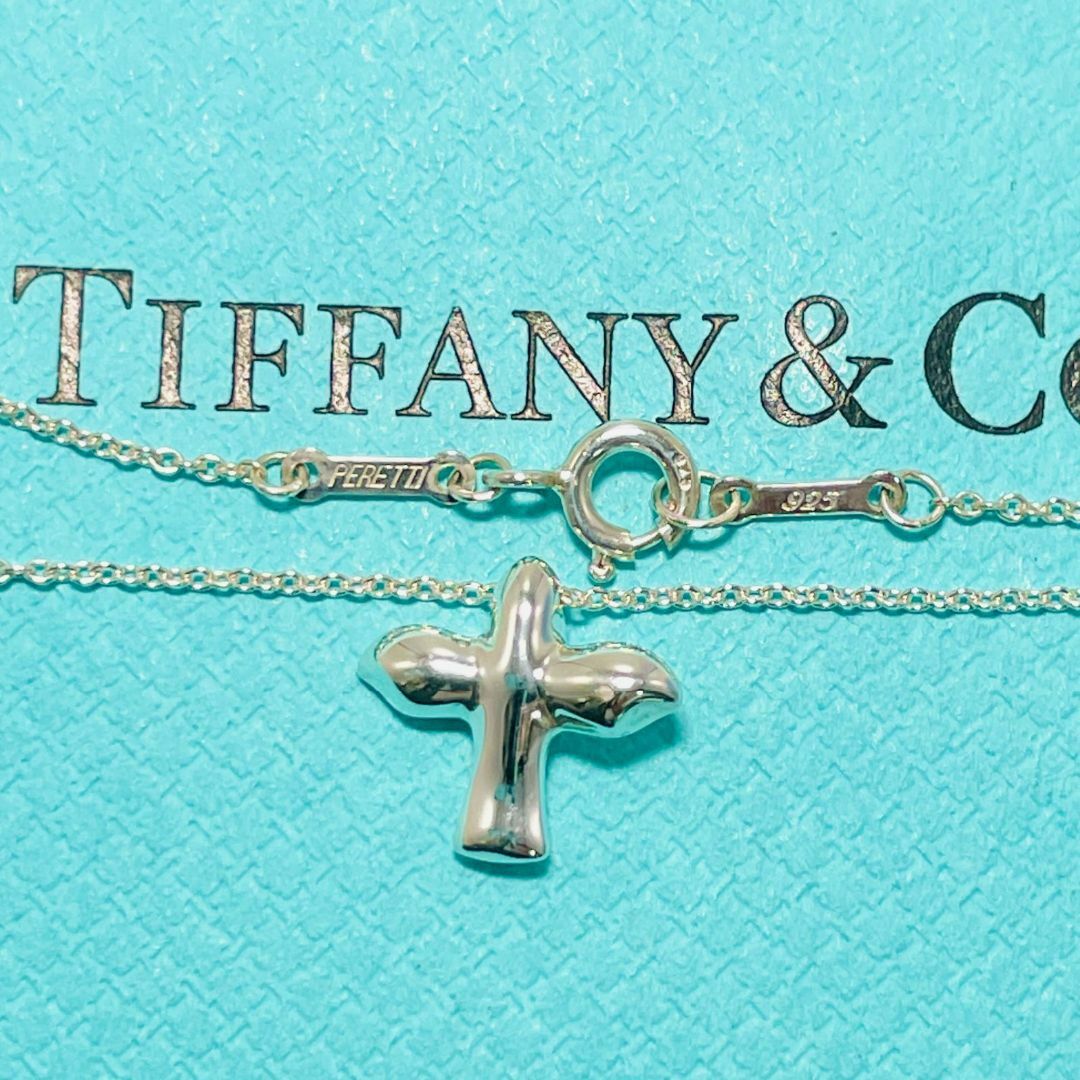Tiffany & Co.(ティファニー)のティファニー クロスバード ネックレス シルバー★898 レディースのアクセサリー(ネックレス)の商品写真