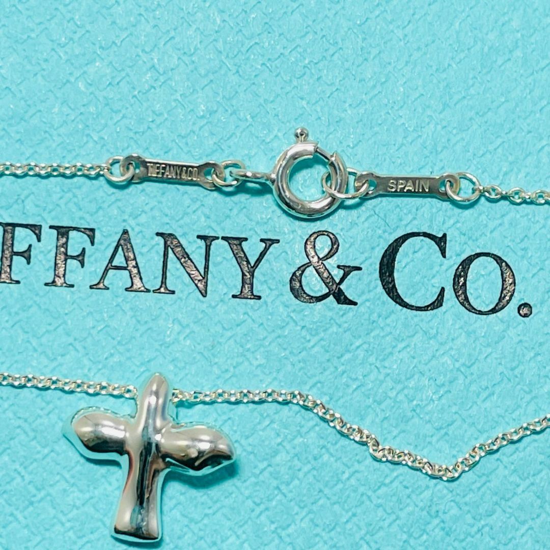 Tiffany & Co.(ティファニー)のティファニー クロスバード ネックレス シルバー★898 レディースのアクセサリー(ネックレス)の商品写真