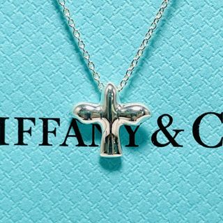 ティファニー(Tiffany & Co.)のティファニー クロスバード ネックレス シルバー★898(ネックレス)