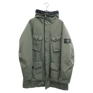 ストーンアイランド(STONE ISLAND)のSTONE ISLAND ストーンアイランド CTフーデッドダウンジャケット フードロゴ入り カーキ 691571499(ダウンジャケット)