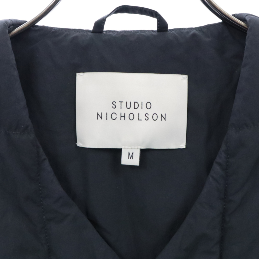 STUDIO NICHOLSON スタジオニコルソン Eco Down Vest エコダウンベスト ブラック 51-10-422004 メンズのジャケット/アウター(ダウンベスト)の商品写真