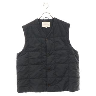 STUDIO NICHOLSON スタジオニコルソン Eco Down Vest エコダウンベスト ブラック 51-10-422004(ダウンベスト)