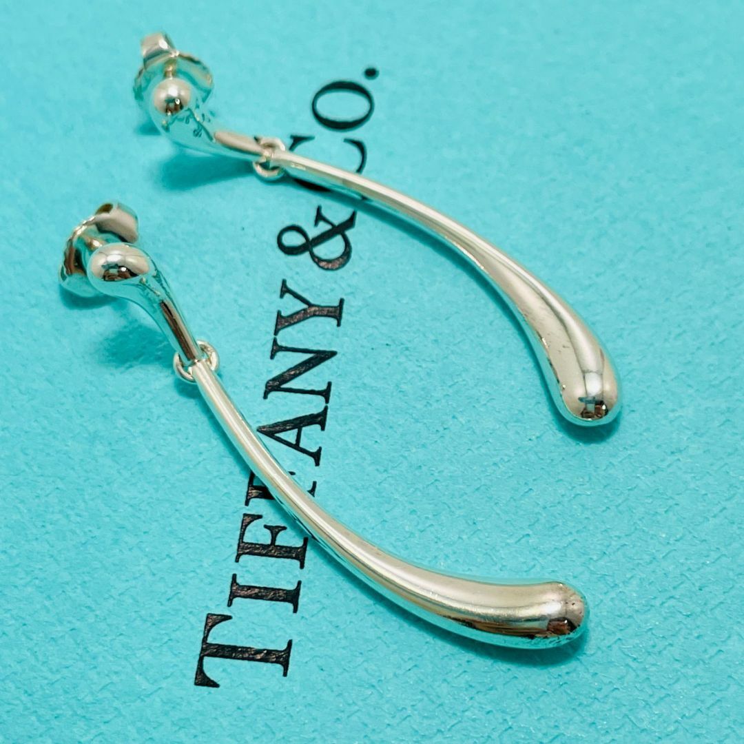 Tiffany & Co.(ティファニー)のティファニー ティアドロップ ダブルドロップ ピアス シルバー★904 レディースのアクセサリー(ピアス)の商品写真