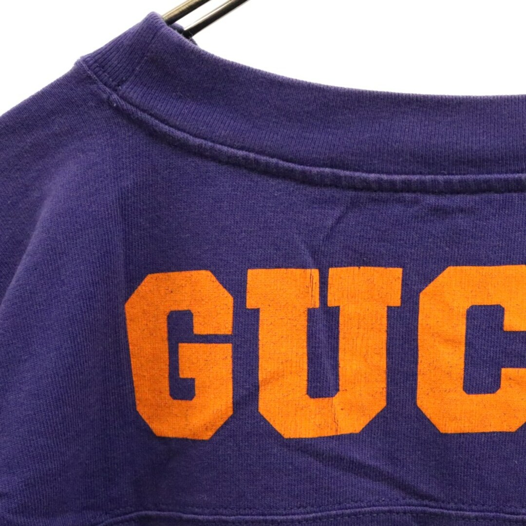 Gucci(グッチ)のGUCCI グッチ 21SS 25グッチエスカトロジーアンドブラインドフォーラブ1921プリント 半袖Tシャツ カットソー ネイビー 655459 XJDHG メンズのトップス(Tシャツ/カットソー(半袖/袖なし))の商品写真