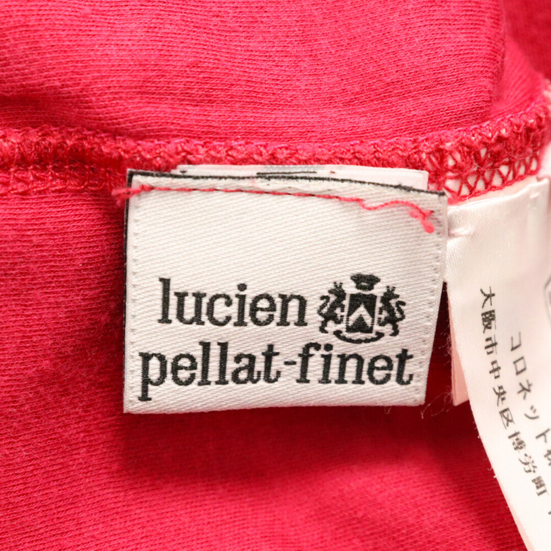 Lucien pellat-finet(ルシアンペラフィネ)のlucien pellat-finet ルシアンペラフィネ ビーズ装飾 ハンドデザイン 半袖Tシャツ カットソー ピンク メンズのトップス(Tシャツ/カットソー(半袖/袖なし))の商品写真