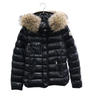 モンクレール(MONCLER)のMONCLER モンクレール ARMOISE フードラクーン ファーナイロンダウンジャケット ブラック レディース D20934531015 68950(ダウンジャケット)