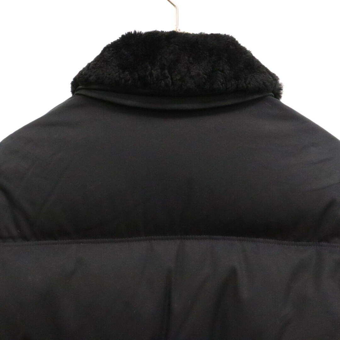 BURBERRY(バーバリー)のBURBERRY バーバリー Fur Trim Down Jacket ファートリムダウンジャケット ブラック 8045737 メンズのジャケット/アウター(ダウンジャケット)の商品写真