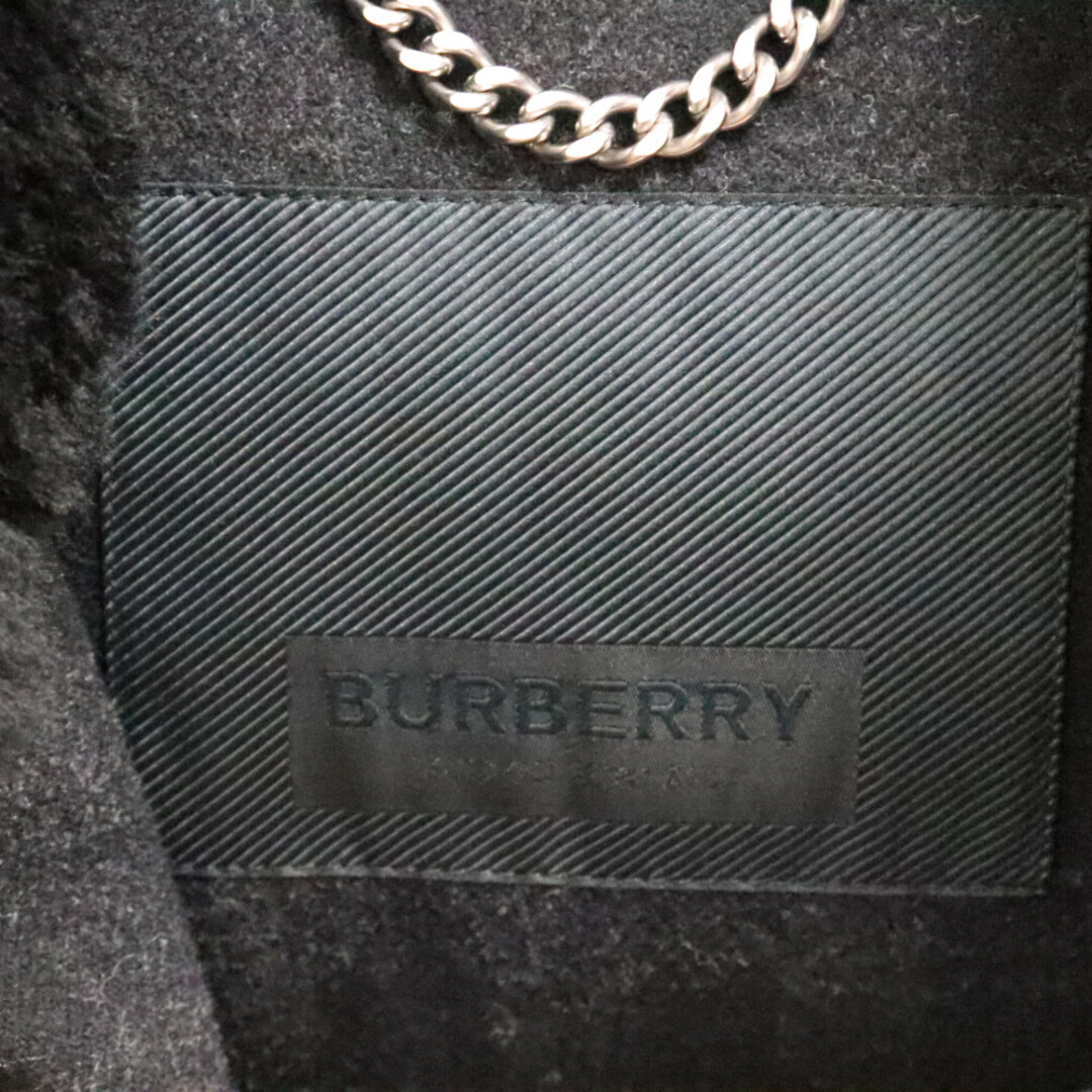 BURBERRY(バーバリー)のBURBERRY バーバリー Fur Trim Down Jacket ファートリムダウンジャケット ブラック 8045737 メンズのジャケット/アウター(ダウンジャケット)の商品写真