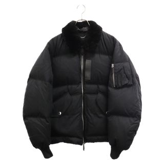 バーバリー(BURBERRY)のBURBERRY バーバリー Fur Trim Down Jacket ファートリムダウンジャケット ブラック 8045737(ダウンジャケット)