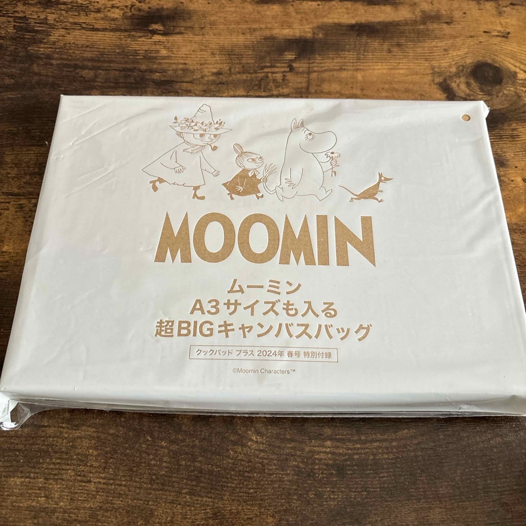 MOOMIN(ムーミン)のクックパッド プラス 付録 ムーミン レディースのバッグ(トートバッグ)の商品写真