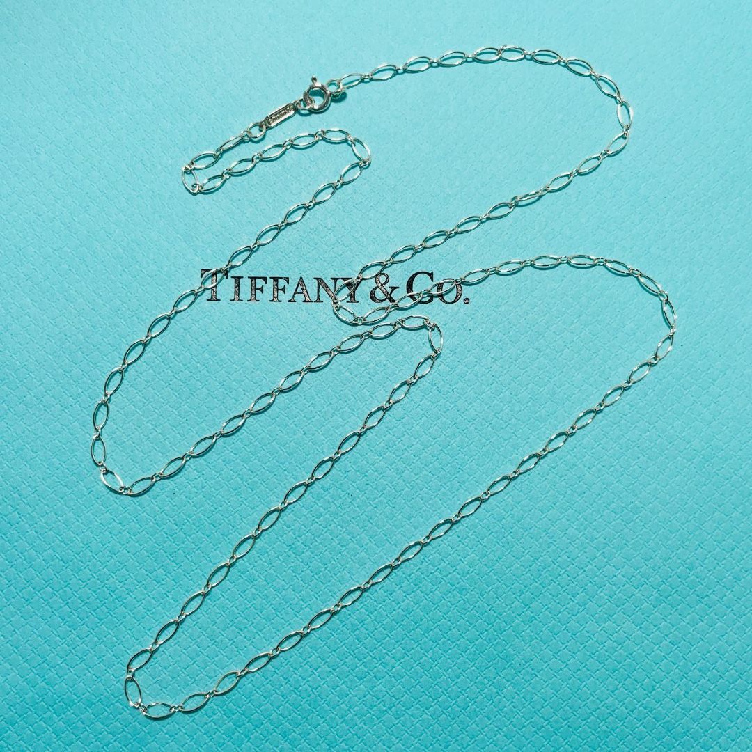 Tiffany & Co.(ティファニー)の63cm ティファニー オーバル リンク チェーン ネックレス シルバー★892 レディースのアクセサリー(ネックレス)の商品写真