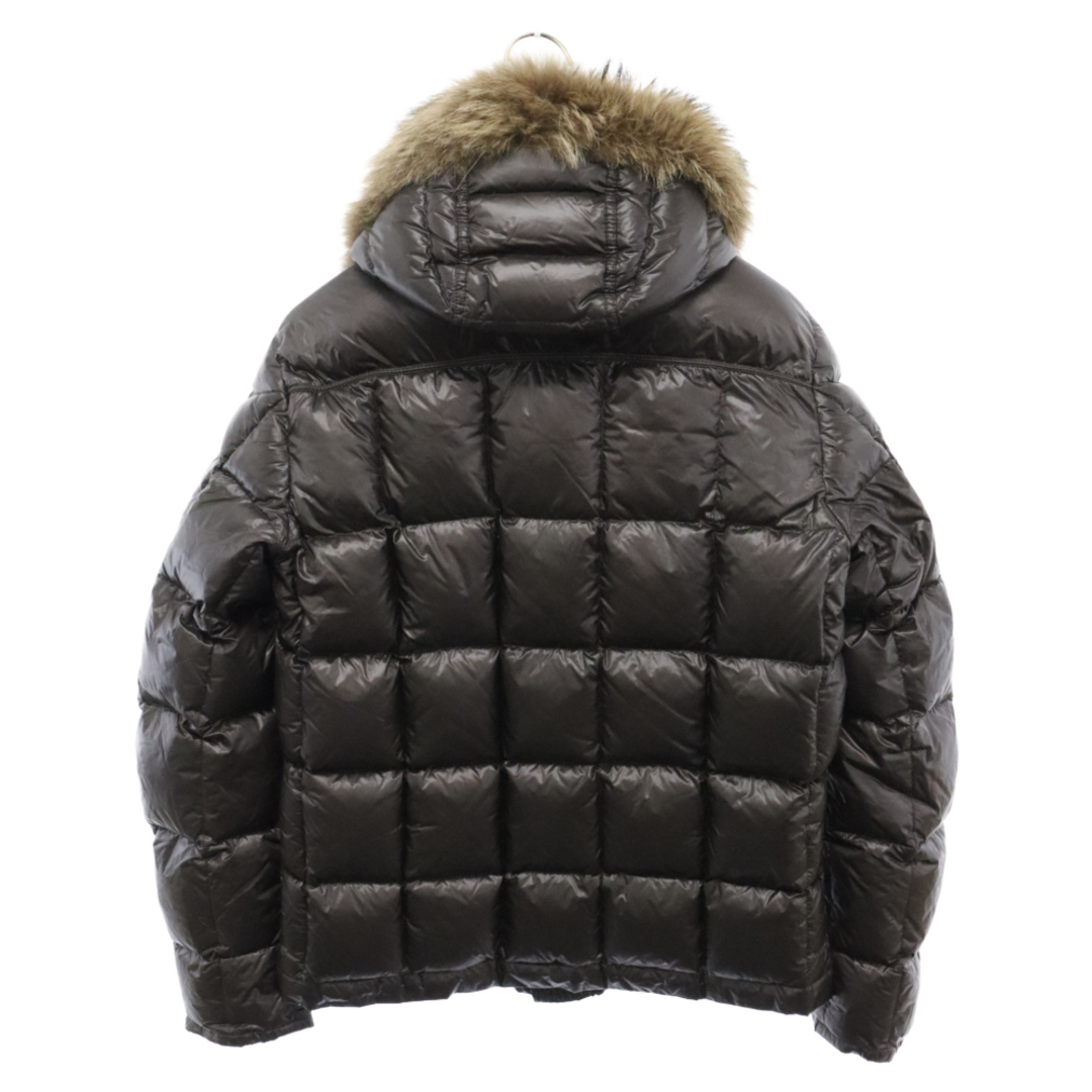 MONCLER(モンクレール)のMONCLER モンクレール HUBERT ヒューベル ファー付き キルティング ジップアップ ダウンジャケット ブラウン 320914193215 メンズのジャケット/アウター(ダウンジャケット)の商品写真