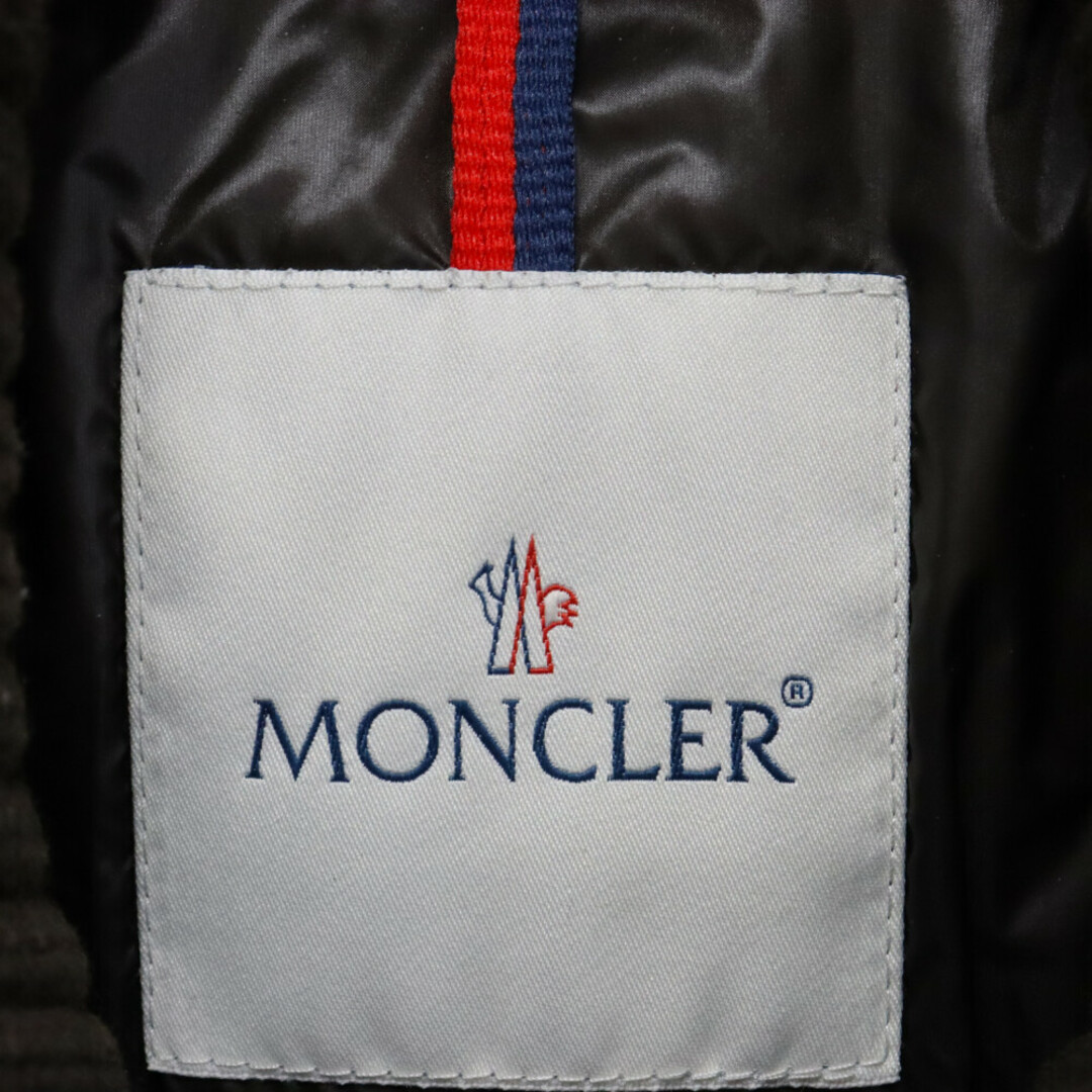 MONCLER(モンクレール)のMONCLER モンクレール HUBERT ヒューベル ファー付き キルティング ジップアップ ダウンジャケット ブラウン 320914193215 メンズのジャケット/アウター(ダウンジャケット)の商品写真