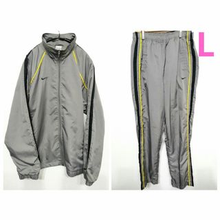 ナイキ(NIKE)のNIKE ナイキ ウインドブレーカー ジャージ セットアップ グレー L(その他)