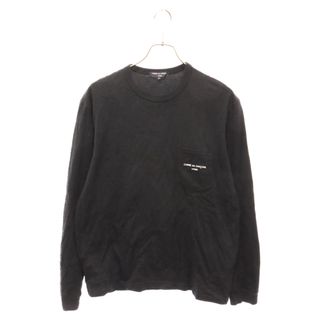 COMME des GARCONS - COMME des GARCONS HOMME コムデギャルソンオム 23AW ワンポイントロゴ ポケット付き 長袖Tシャツ ブラック HL-T010