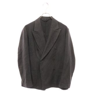 コモリ(COMOLI)のCOMOLI コモリ 23AW REFINE WOOL DOUBLE JACKET リファインウール ダブルジャケット ブラック Y03-01008(フライトジャケット)