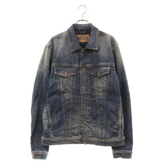 ディーゼル(DIESEL)のDIESEL ディーゼル ストレッチデニムジャケット インディゴ NHILL-TW(Gジャン/デニムジャケット)