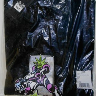 HUF×ALIENLABS*ハフ*US:XXL[MECH BUDDY]黒半袖T