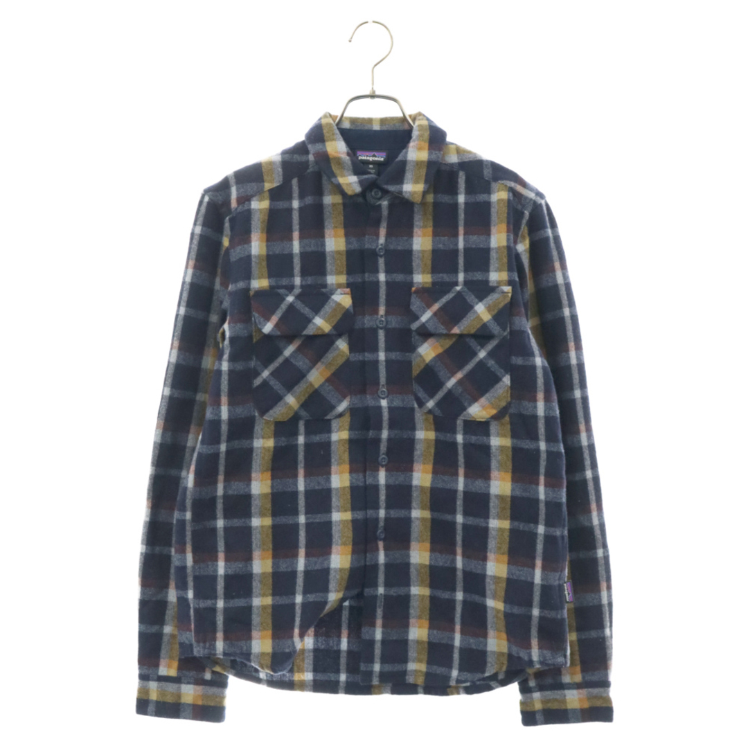 patagonia(パタゴニア)のPATAGONIA パタゴニア 18AW L/S Recycled Wool Shirt ロングスリーブ リサイクル ウール長袖チェックシャツ フランネルシャツ ネイビー 50785 メンズのトップス(シャツ)の商品写真