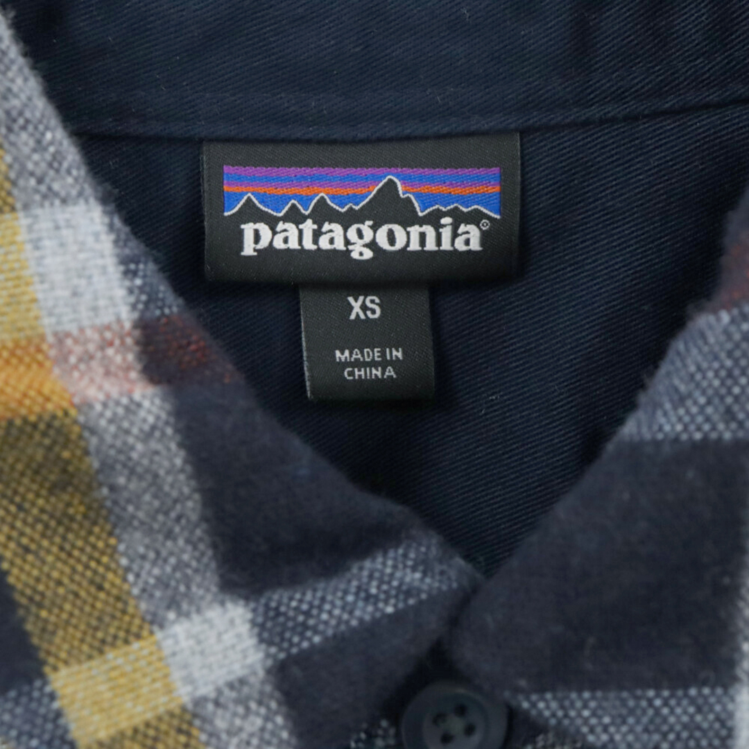 patagonia(パタゴニア)のPATAGONIA パタゴニア 18AW L/S Recycled Wool Shirt ロングスリーブ リサイクル ウール長袖チェックシャツ フランネルシャツ ネイビー 50785 メンズのトップス(シャツ)の商品写真