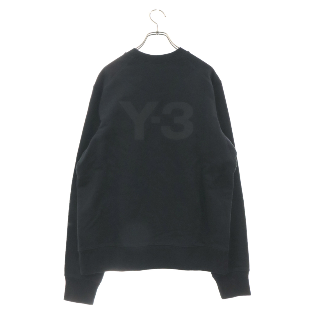 Y-3(ワイスリー)のY-3 ワイスリー CLASSIC BACK LOGO CREW SWEATSHIRT クラシック バックロゴ クルーネック スウェットトレーナーシャツ ブラック FN3371 メンズのトップス(スウェット)の商品写真