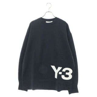 Y-3 ワイスリー CLASSIC CHEST LOGO CREW SWEATSHIRT クラシック チェストロゴ クルーネック スウェットトレーナーシャツ ブラック HG8799