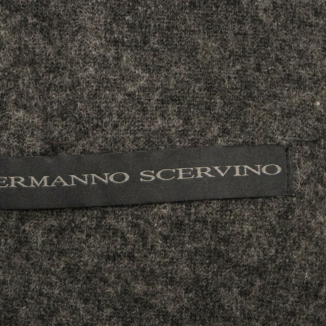 ERMANNO SCHERVINO(エルマンノシェルヴィーノ)のERMANNO SCERVINO エルマンノシェルヴィーノ ミンクファー 付き ウール ロング コート レディース グレー D150D801VD77 レディースのジャケット/アウター(その他)の商品写真