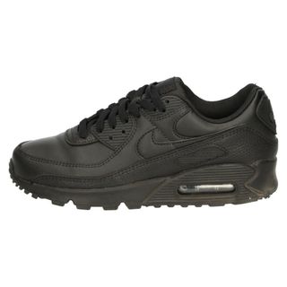 ナイキ(NIKE)のNIKE ナイキ AIR MAX 90 LTR TRIPLE BLACK エアマックス90 レザー トリプルブラック ローカットスニーカー ブラック US7/25.0cm CZ5594-001(スニーカー)