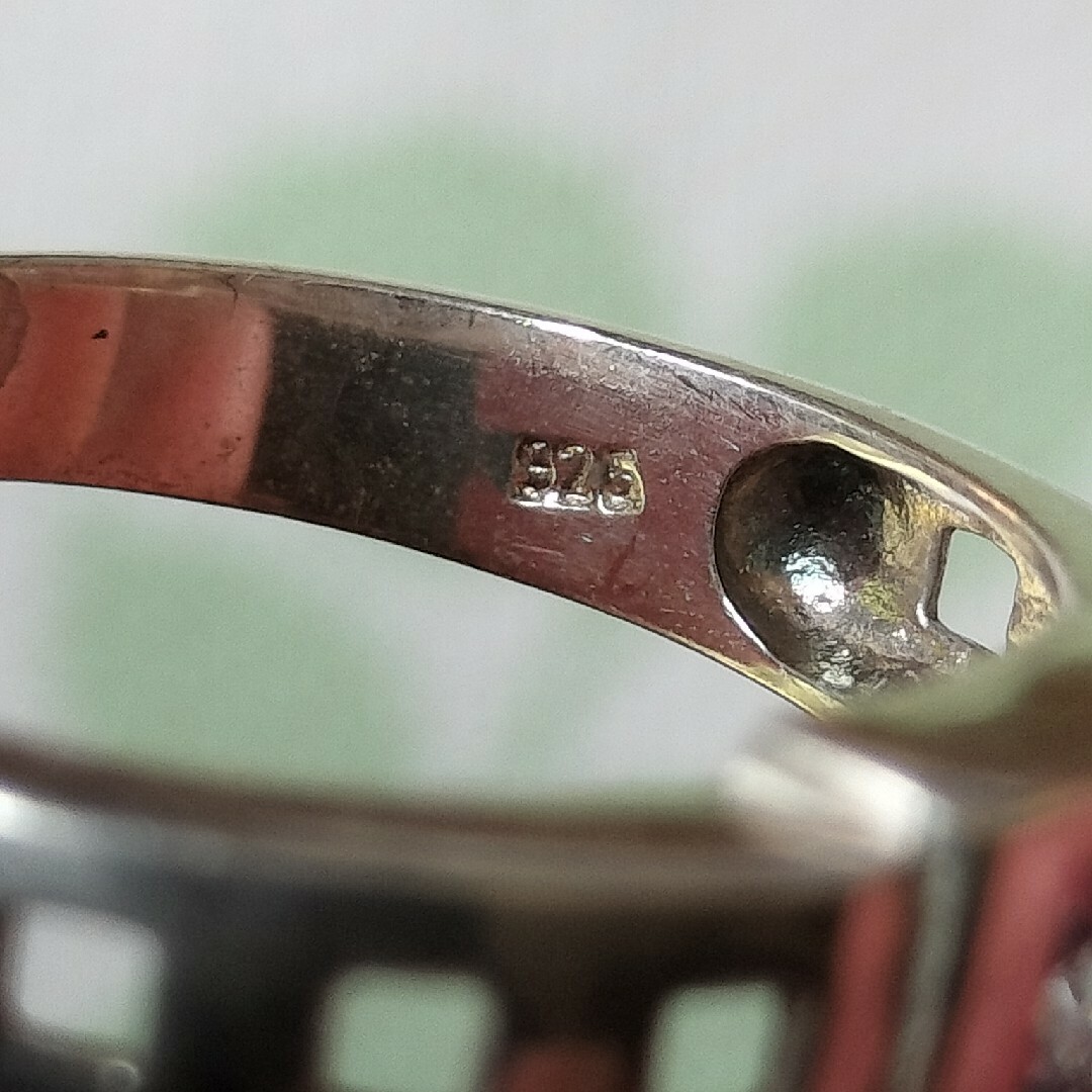 シルバーアクアマリンリング レディースのアクセサリー(リング(指輪))の商品写真