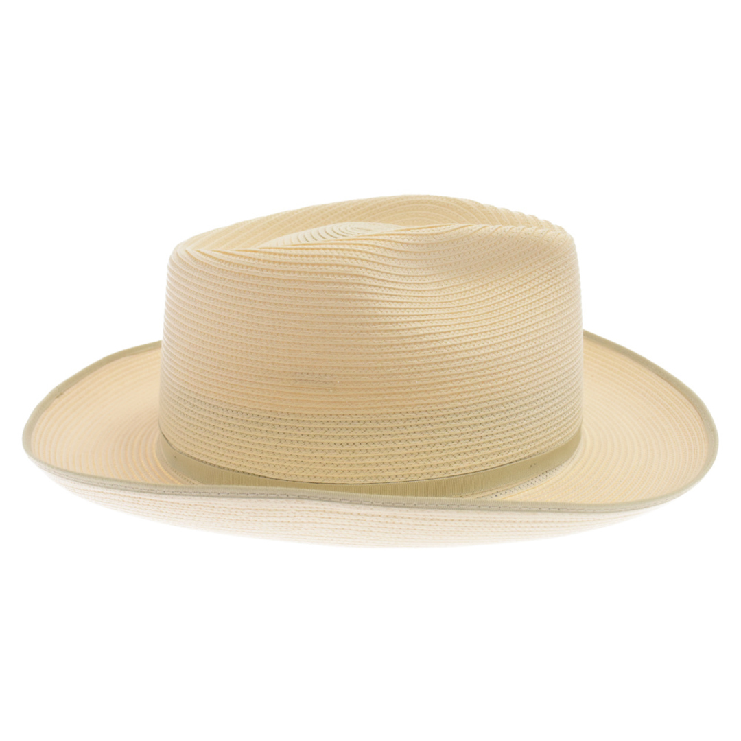 STETSON ステットソン STRATOLINER MILAN FEDORA ストラトライナー フローレンティンミラン 中折れストローハット ホワイト メンズの帽子(ハット)の商品写真